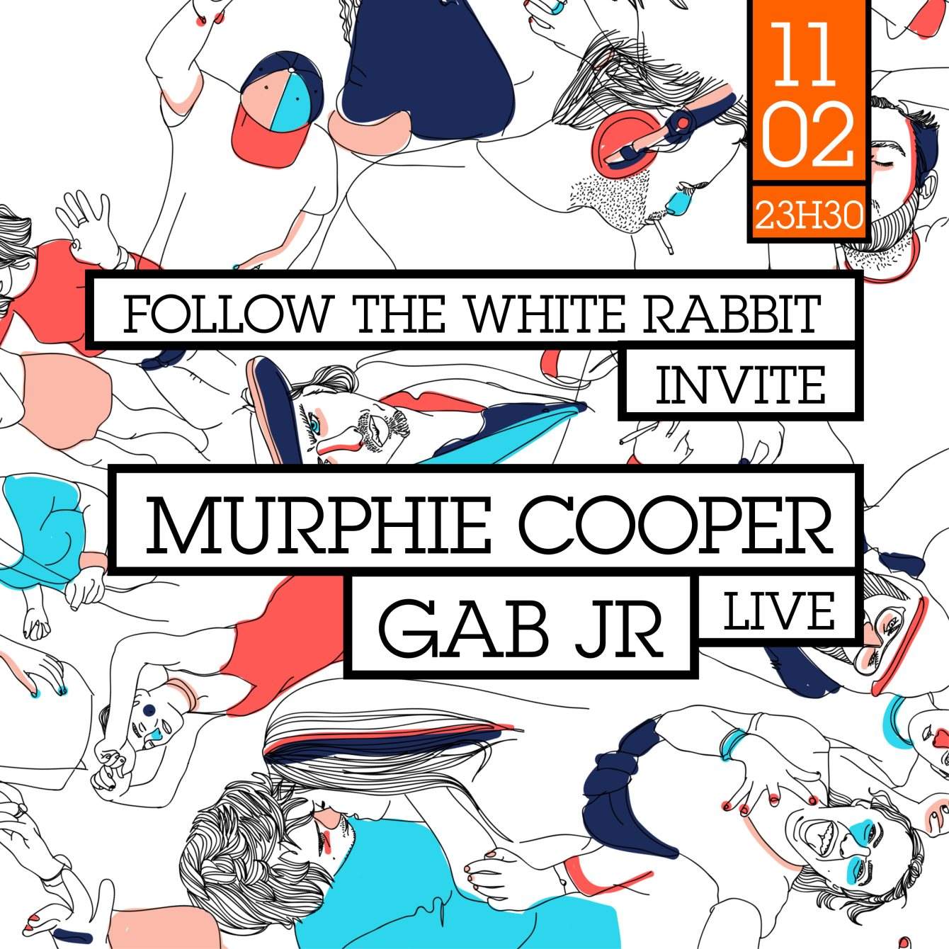 Ftwr Recordings Label Night Avec Murphie Cooper et Gab Jr Live - フライヤー表