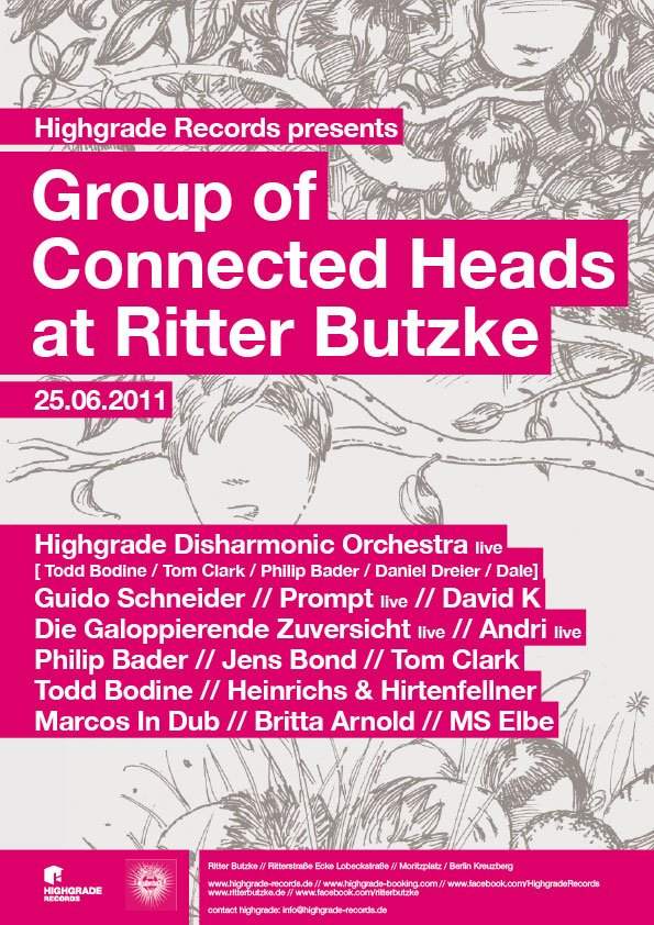 Highgrade presents Group Of Connected Heads - Página frontal