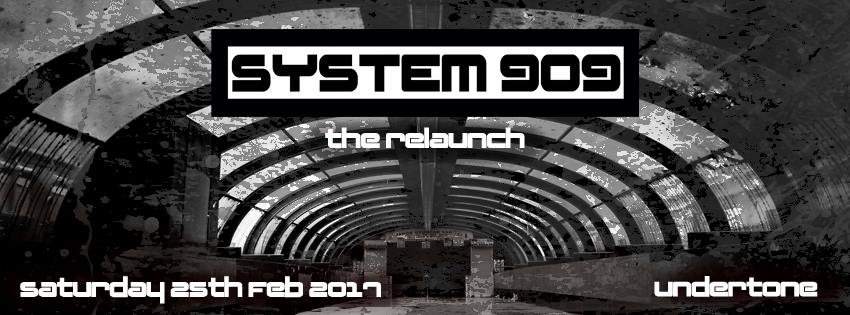 System 909 - The Relaunch - Página frontal