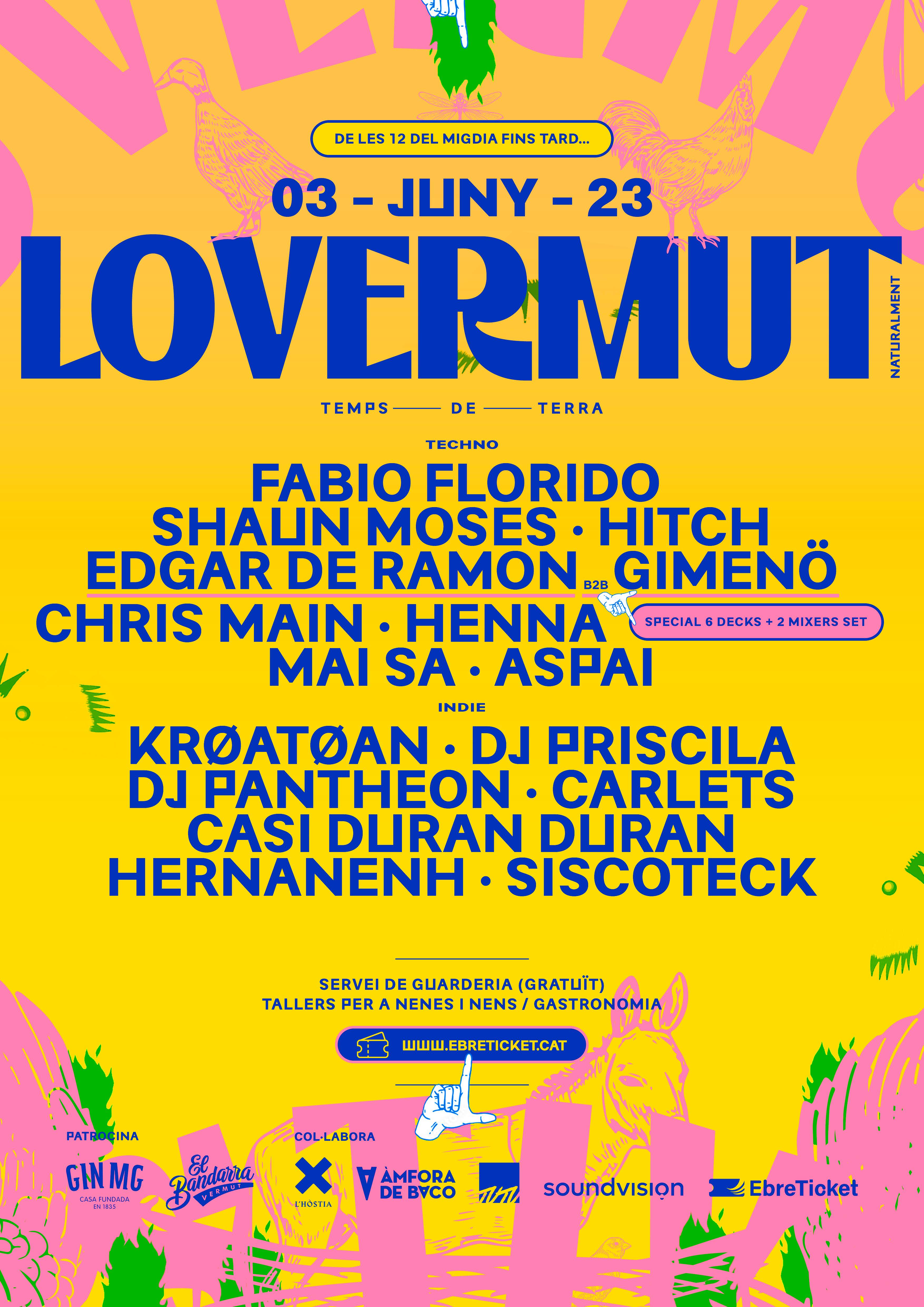 Lovermut Festival 2023 - フライヤー表