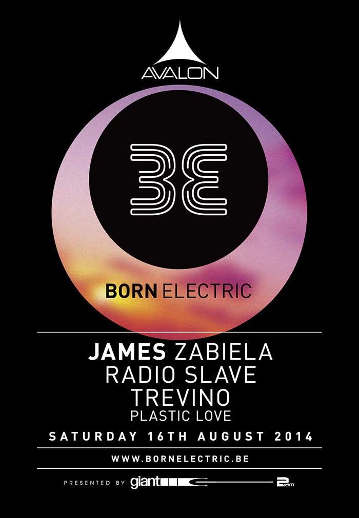 Born Electric: Born Electric: James Zabiela, Radio Slave, Trevino, Plastic Love - Página frontal
