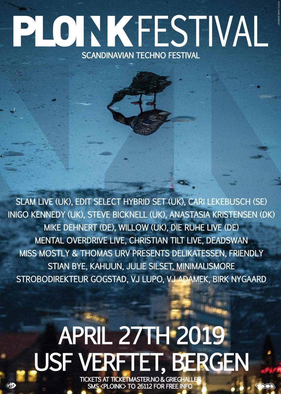 Ploink Festival 2019 - Scandinavian Techno Festival - フライヤー表