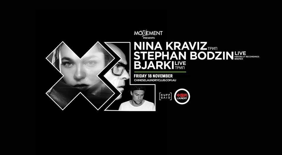 XL - Nina Kraviz, Stephan Bodzin, Bjarki - フライヤー表