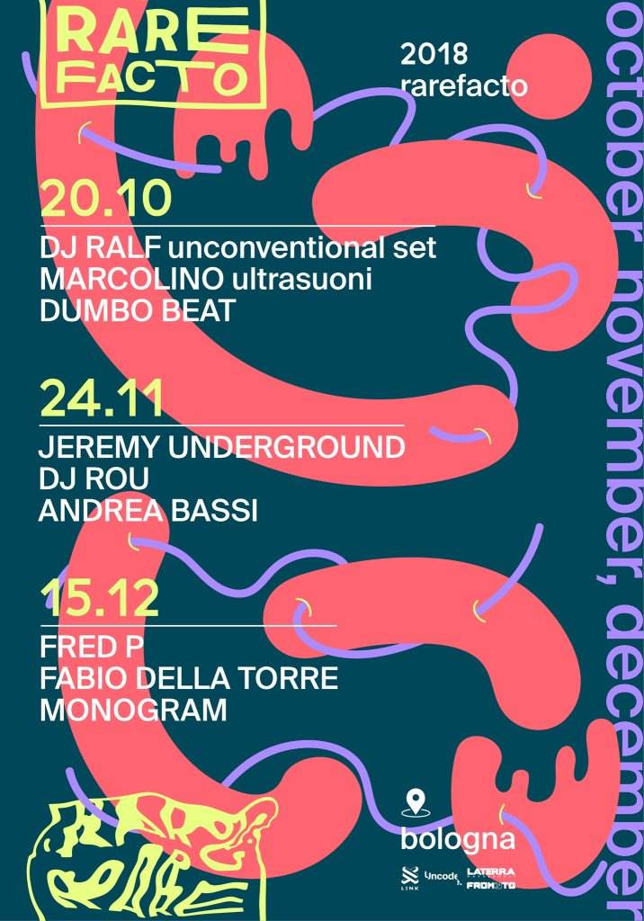 [Canceled] RAREfacto with Jeremy Underground, DJ Rou, Andrea Bassi - Página frontal