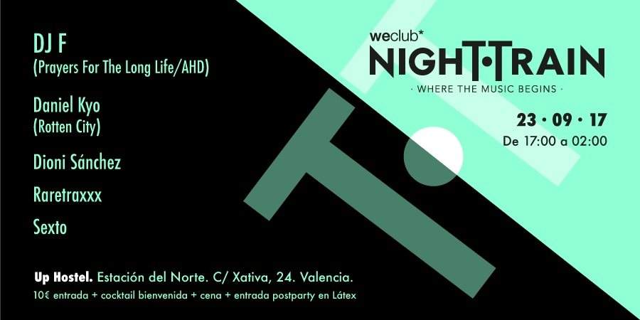 Nighttrain vol.8 with DJ F, Daniel Kyo More - Página frontal