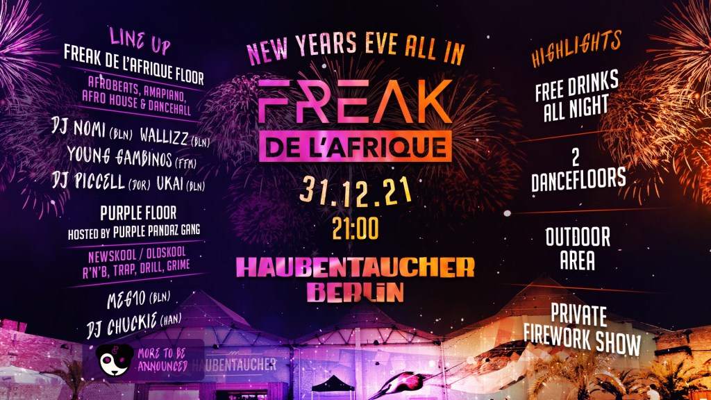 (Cancelled) Freak de L'afrique New Years Eve All Inclusive - Página frontal