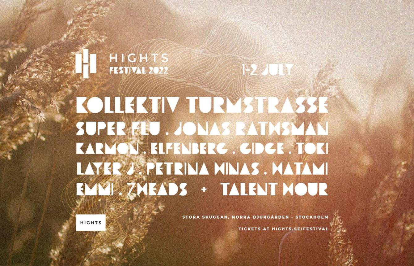 HIGHTS Festival 2022 - フライヤー表
