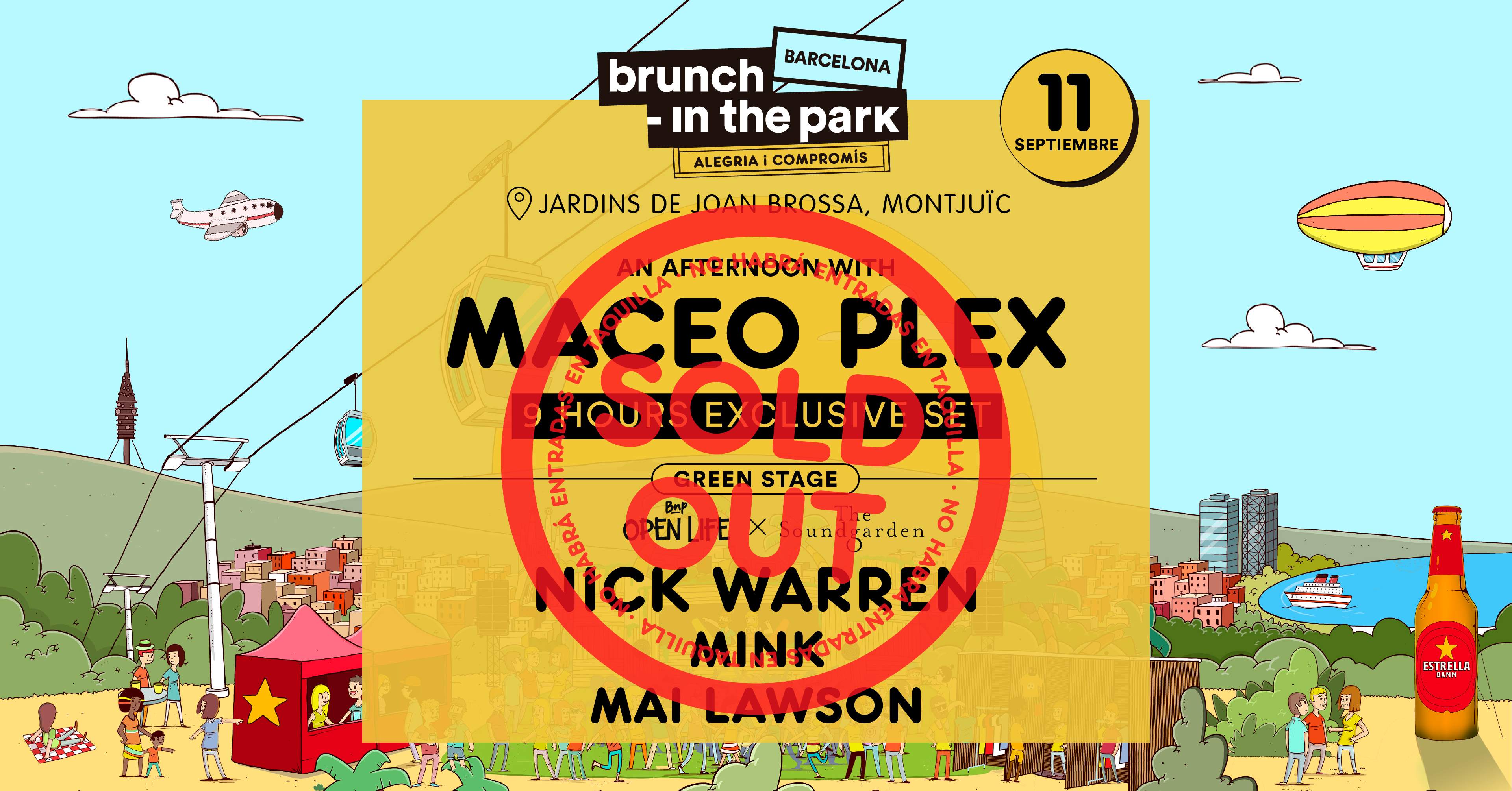 *SOLD OUT* Brunch -In the Park #10: Maceo Plex (9h), Nick Warren, mink y Mai Lawson - Página trasera