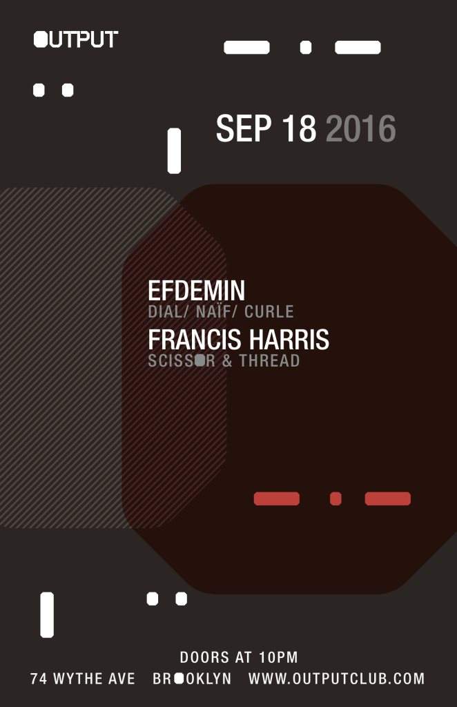 Efdemin/ Francis Harris - Página frontal