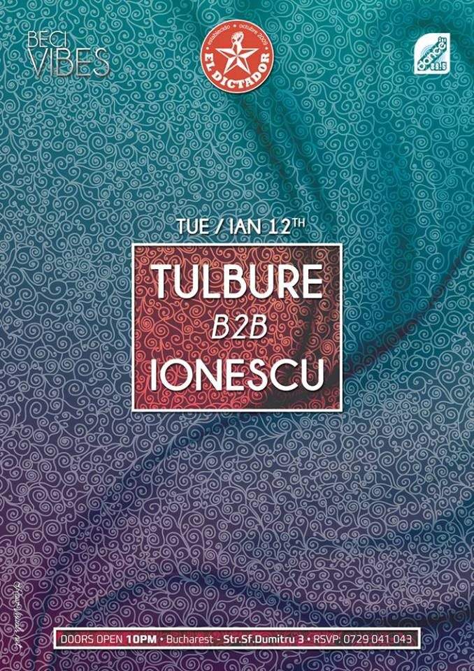 Tulbure b2b Ionescu at el Dictador - Página frontal