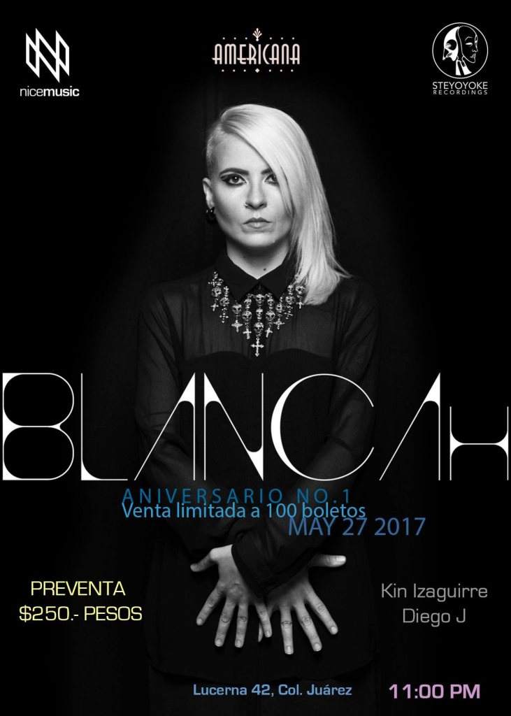 Nice Music 1st Anniversary with BLANCAh - Página trasera