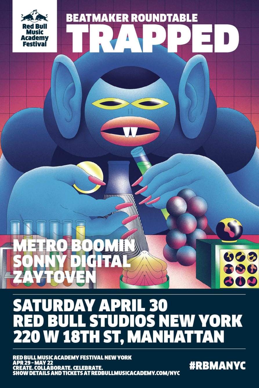Rbma NYC presents: Beatmaker Roundtable: Trapped with Metro Boomin, Sonny Digital, Zaytoven - Página frontal