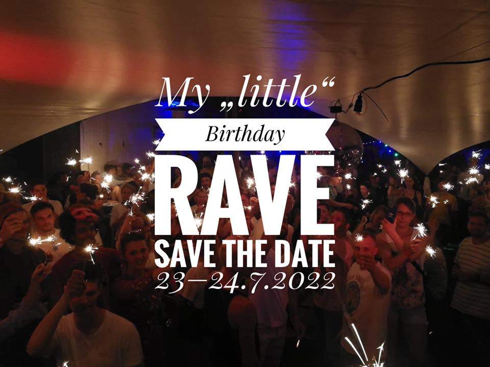My „little' Birthday Rave - フライヤー表