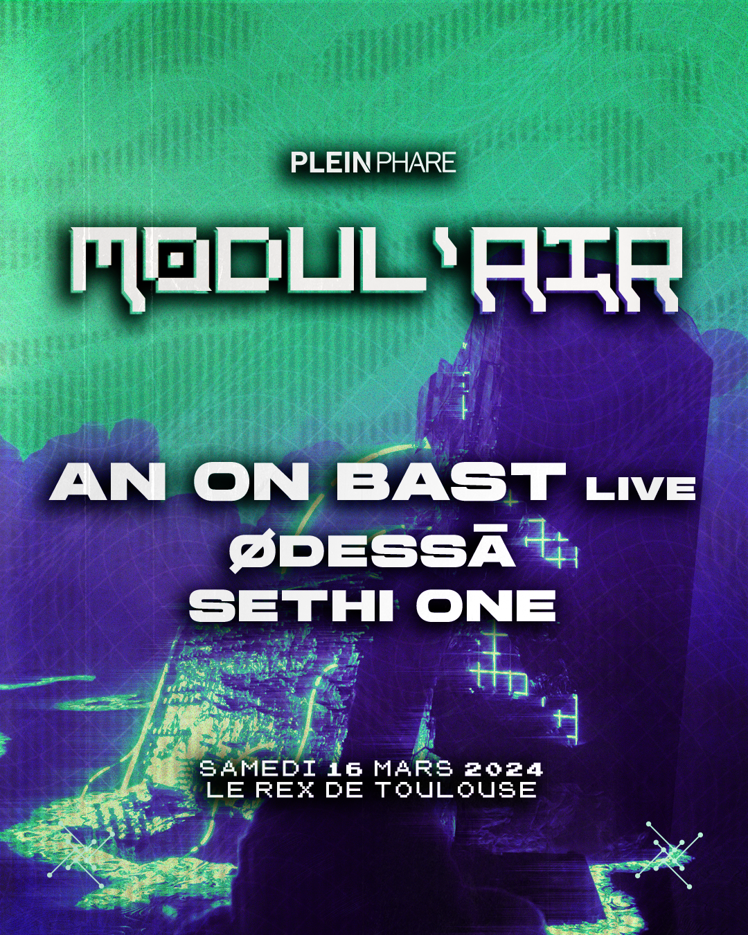 MODUL'AIR with An On Bast, Odessa, Séthi One - フライヤー表