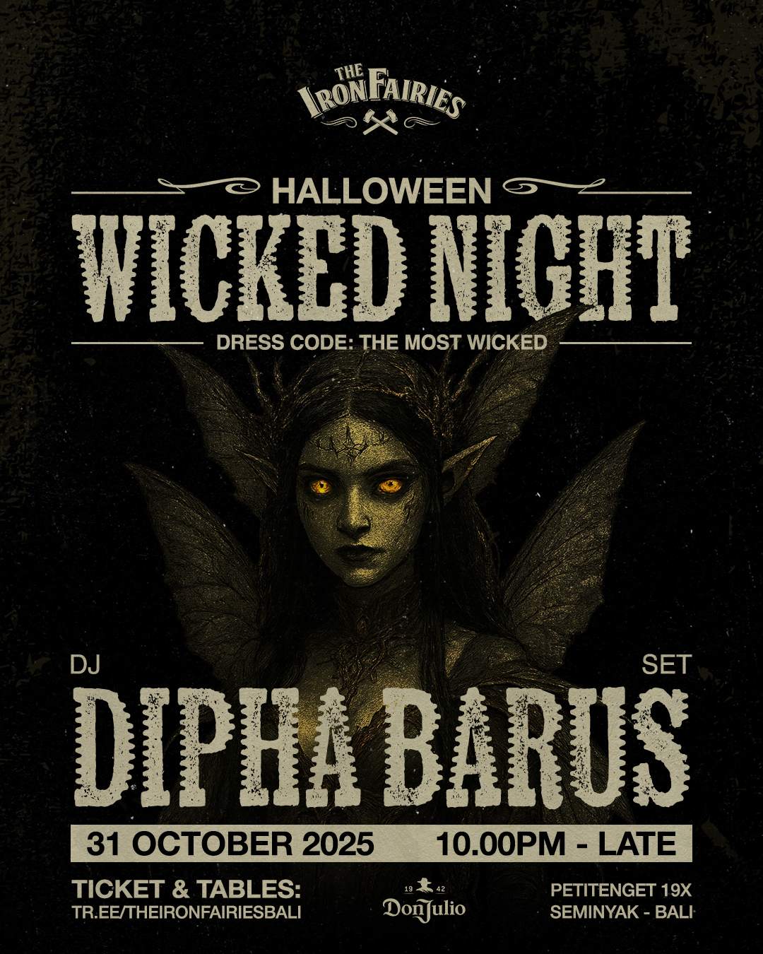 Halloween Wicked Night at The Iron Fairies Bali, Bali