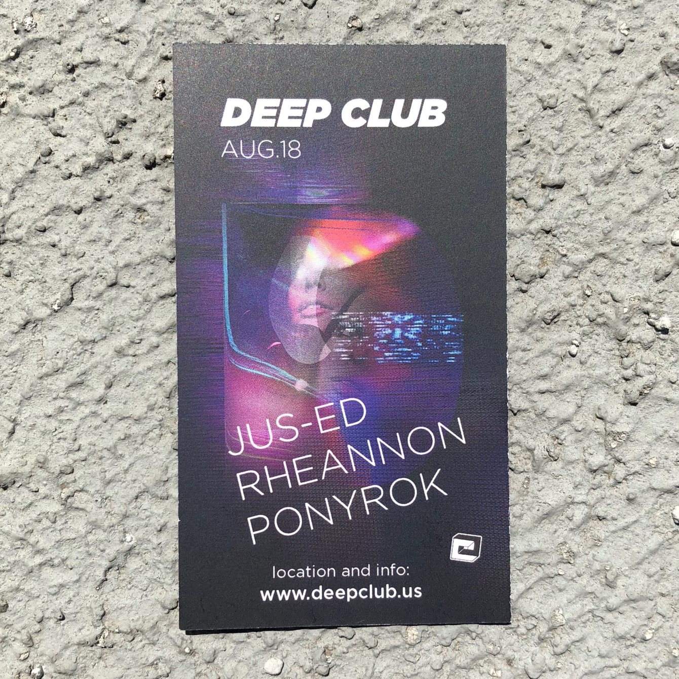 Deep Club with DJ Jus-Ed - Página frontal