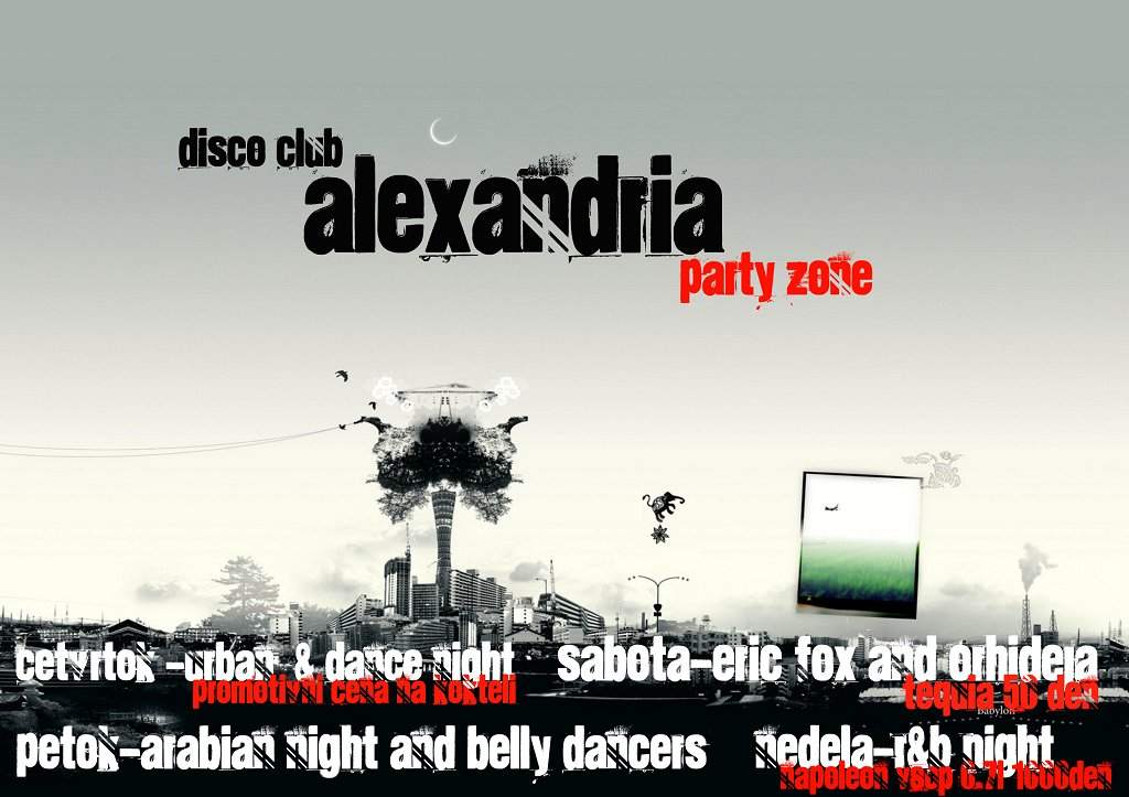 Disco Club Alexandria - Página frontal