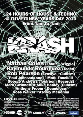 Krash - New Years Day - 24 Hours Of House & Techno - Página frontal