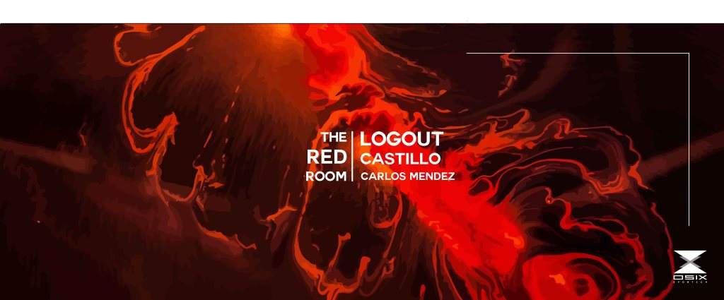 The Red Room / 13 w Castillo, Logout - フライヤー裏