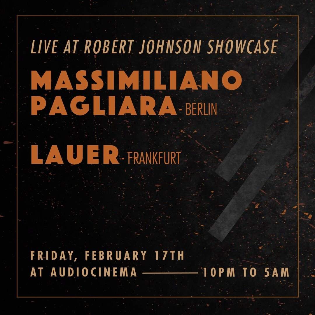 Live at Robert Johnson Showcase: Massimiliano Pagliara & Lauer - Página trasera