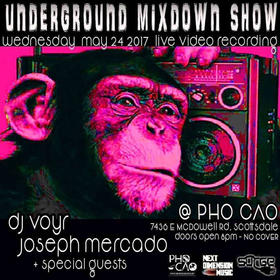 Underground Mixdown Show - フライヤー表