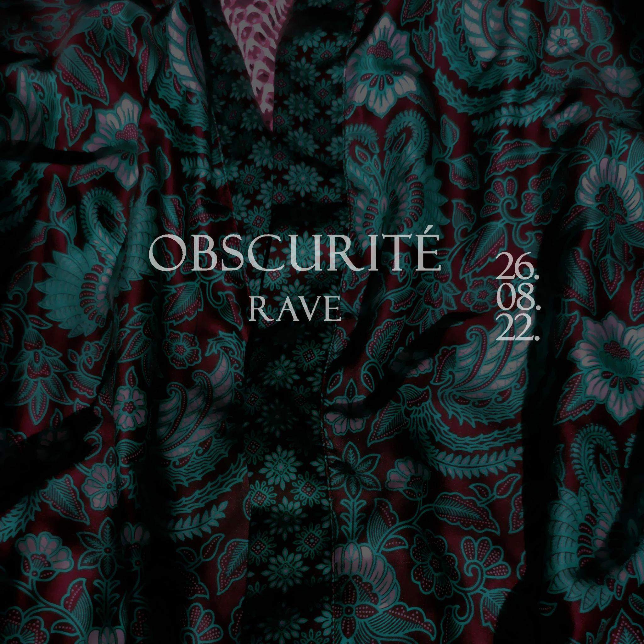 OBSCURITĖ - フライヤー表