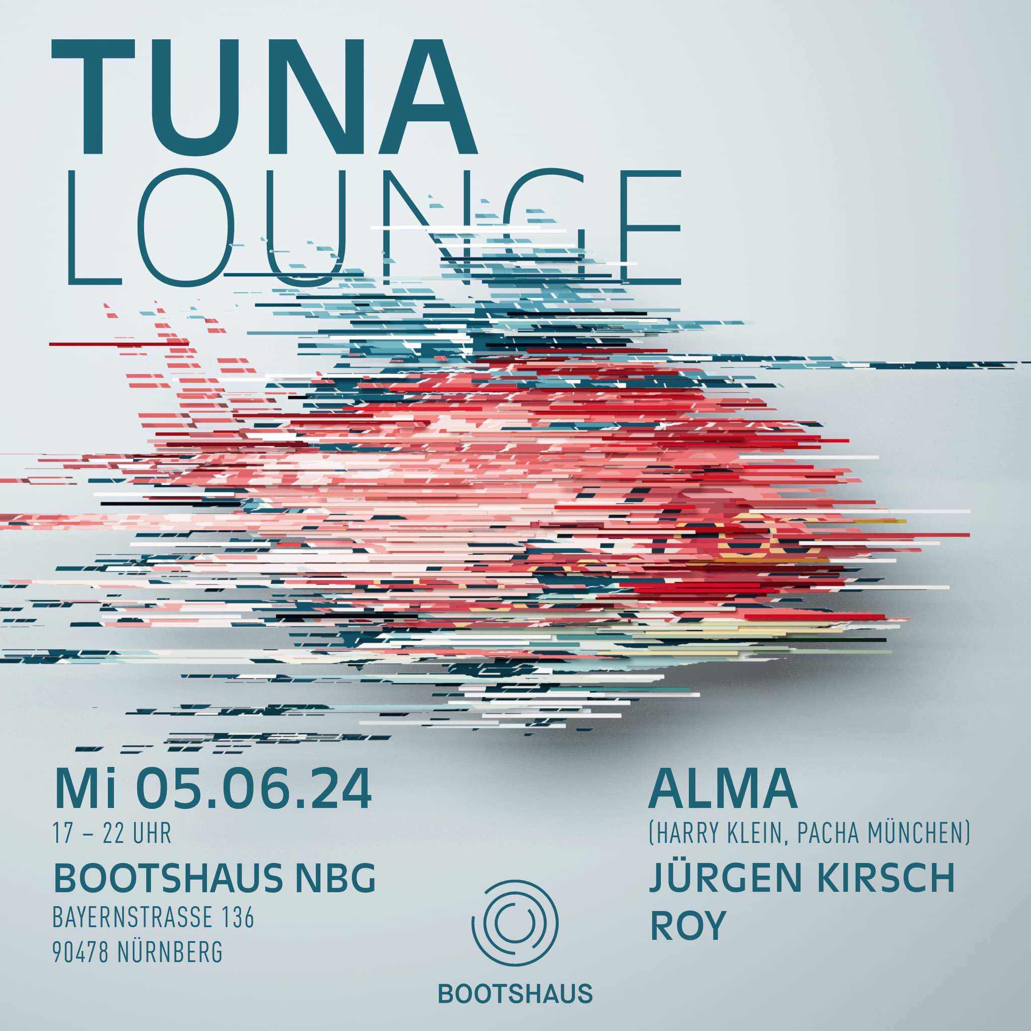 Tuna Lounge with ALMA, Jürgen Kirsch, Roy - フライヤー表