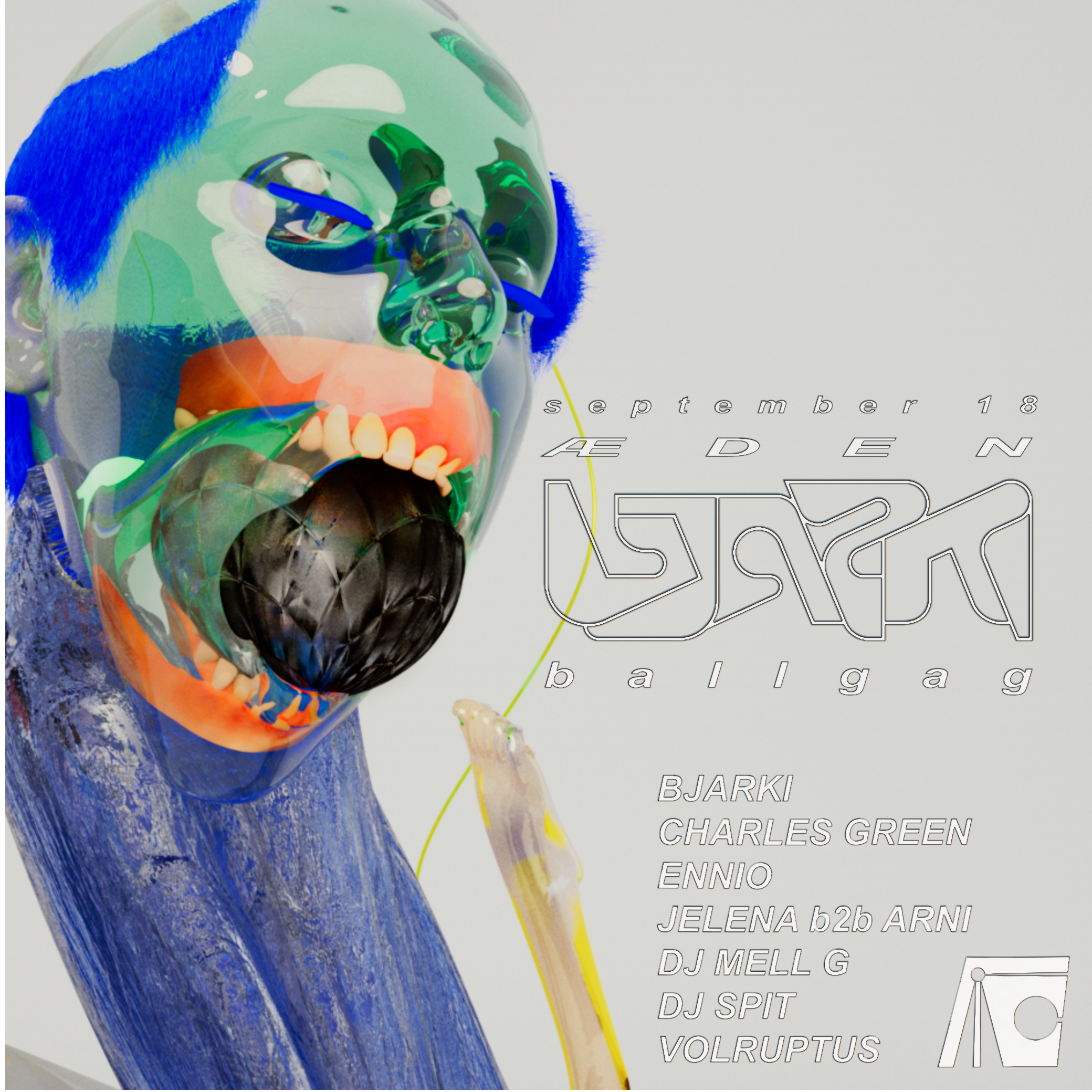 Bjarki's Ballgag w/ DJ Spit, DJ Mell G, Volruptus bei ÆDEN, Berlin