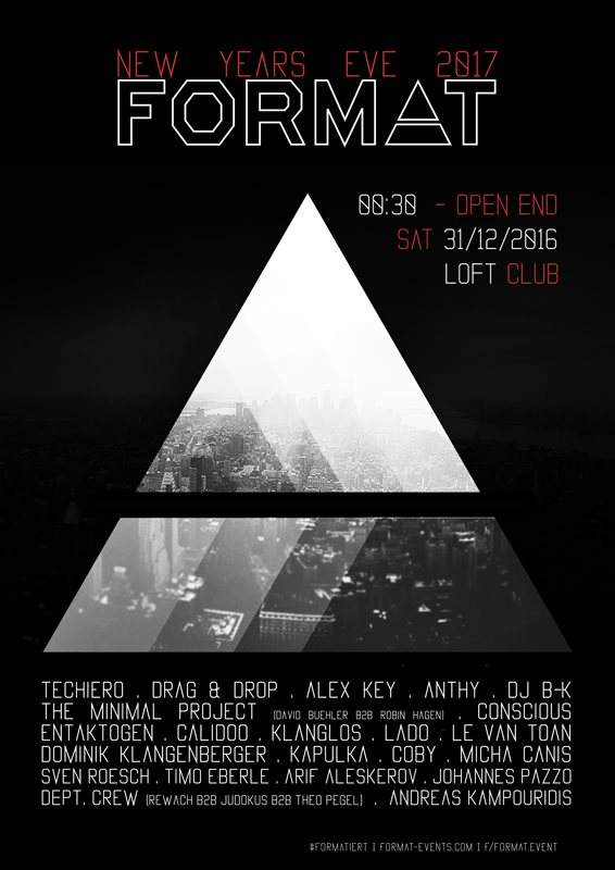 Format presents New Years Eve 2017 - Página frontal