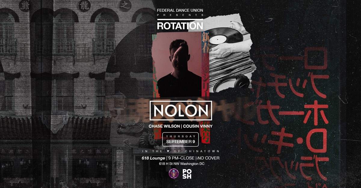 Rotation004: Nolon, Chase Wilson, Cousin Vinny - フライヤー表