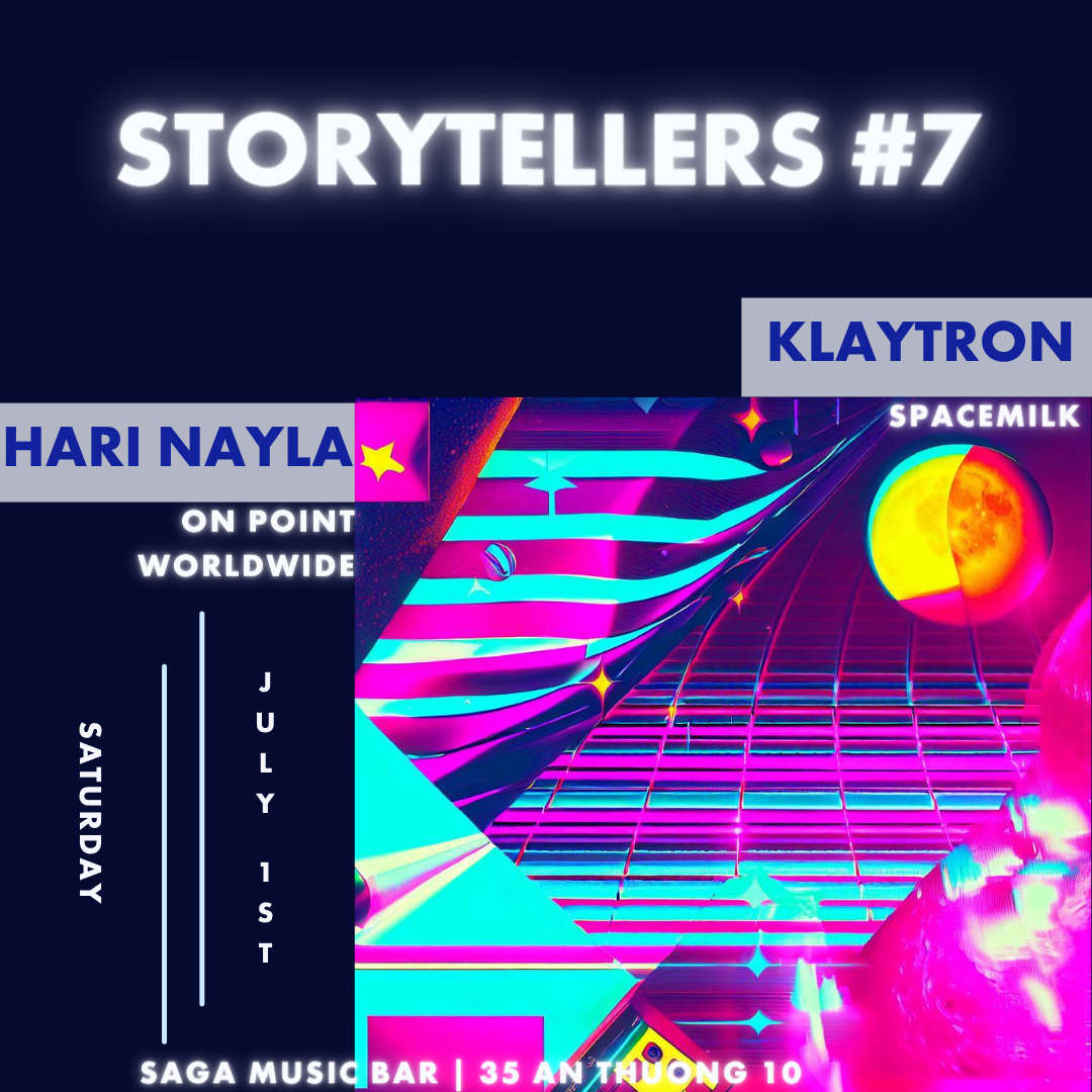 STORYTELLERS #7 with Hari Nayla & Klaytron - フライヤー裏