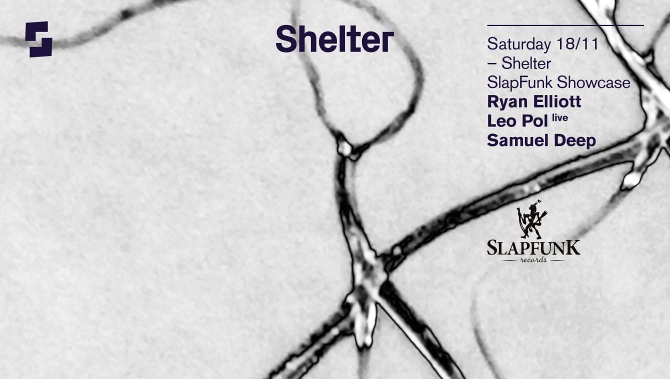 Shelter; SlapFunk with Ryan Elliott, Leo Pol (Live), Samuel Deep - Página frontal