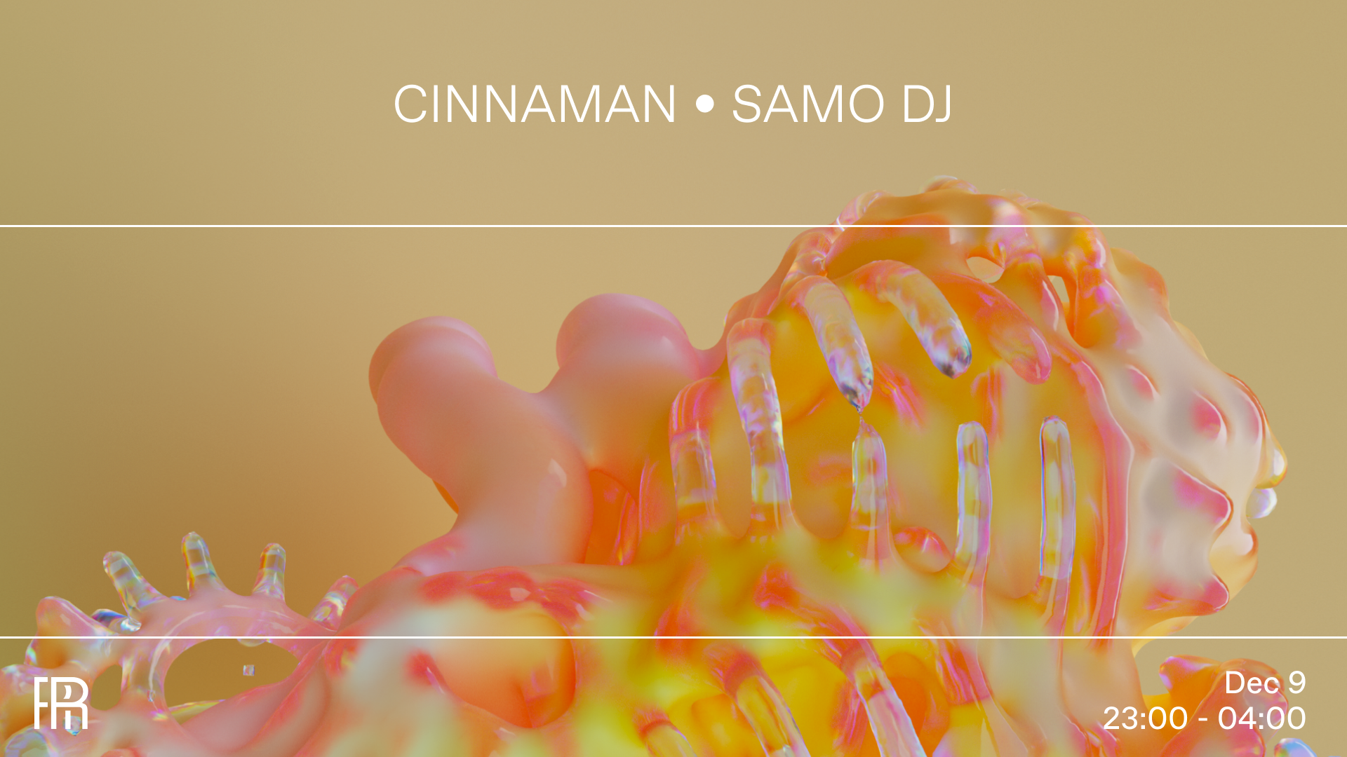 Cinnaman • Samo DJ - フライヤー表