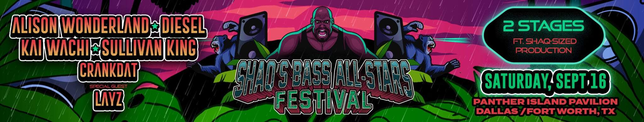 Buy Tickets to Shaq's Bass All-Stars Festival in Ft Worth on Sep 16, 2023