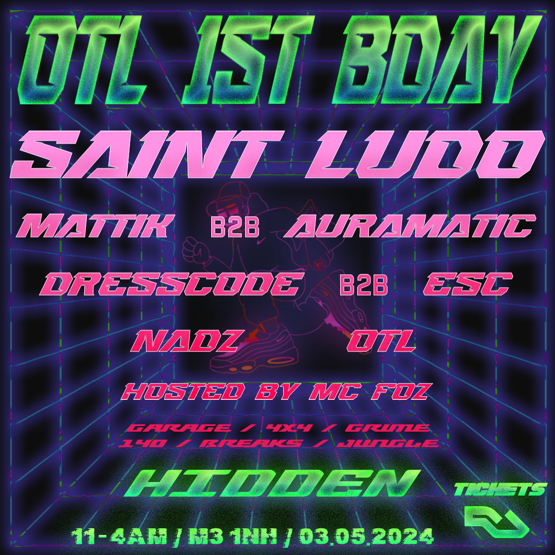 OTL 1st Birthday w/ Saint Ludo - フライヤー表
