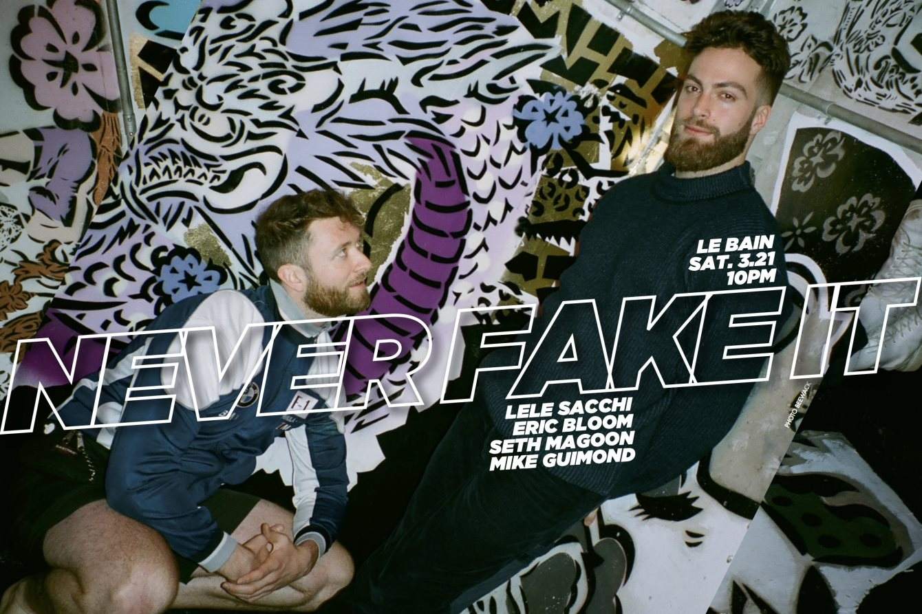 Never Fake It: Lele Sacchi & Eric Bloom - Página frontal