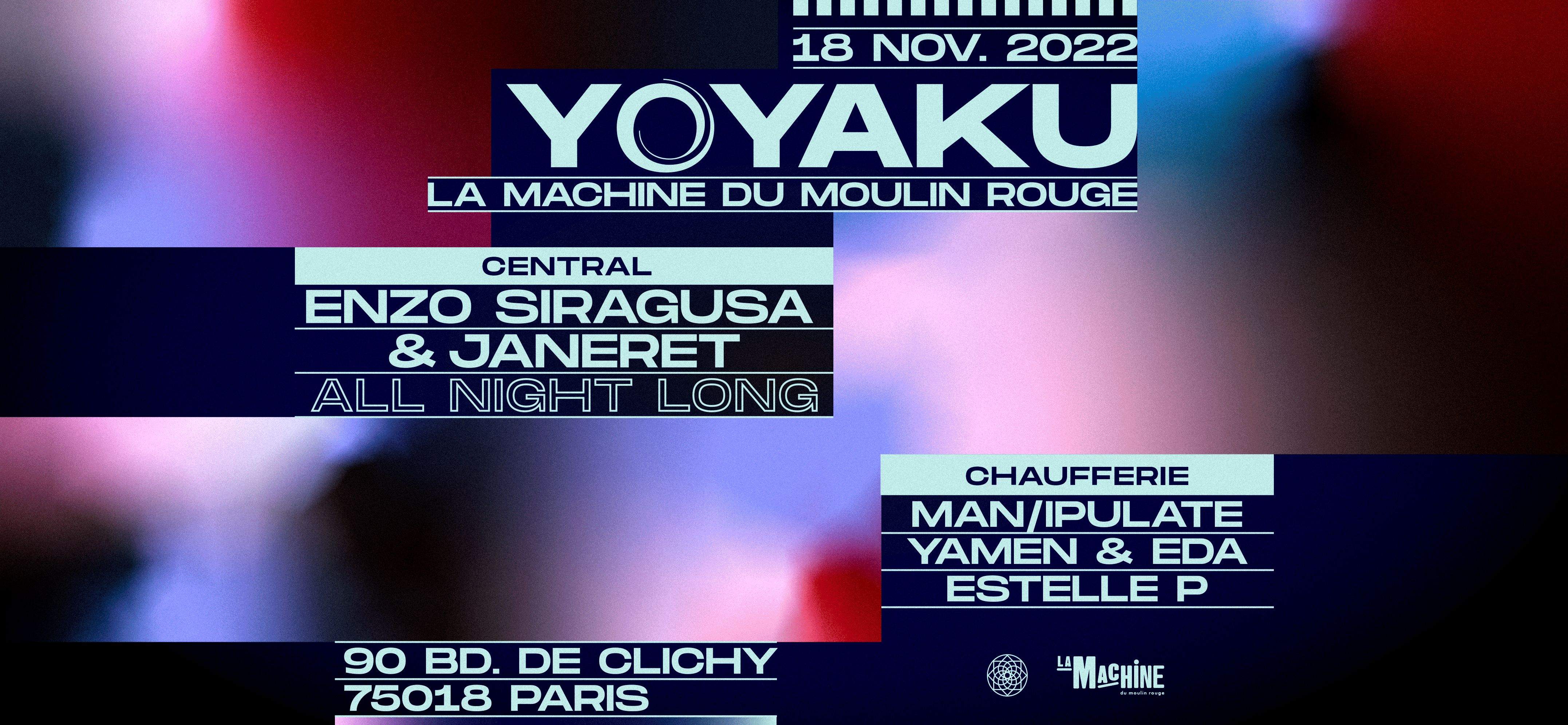 Yoyaku à la Machine : Janeret & Enzo Siragusa & more - Página frontal