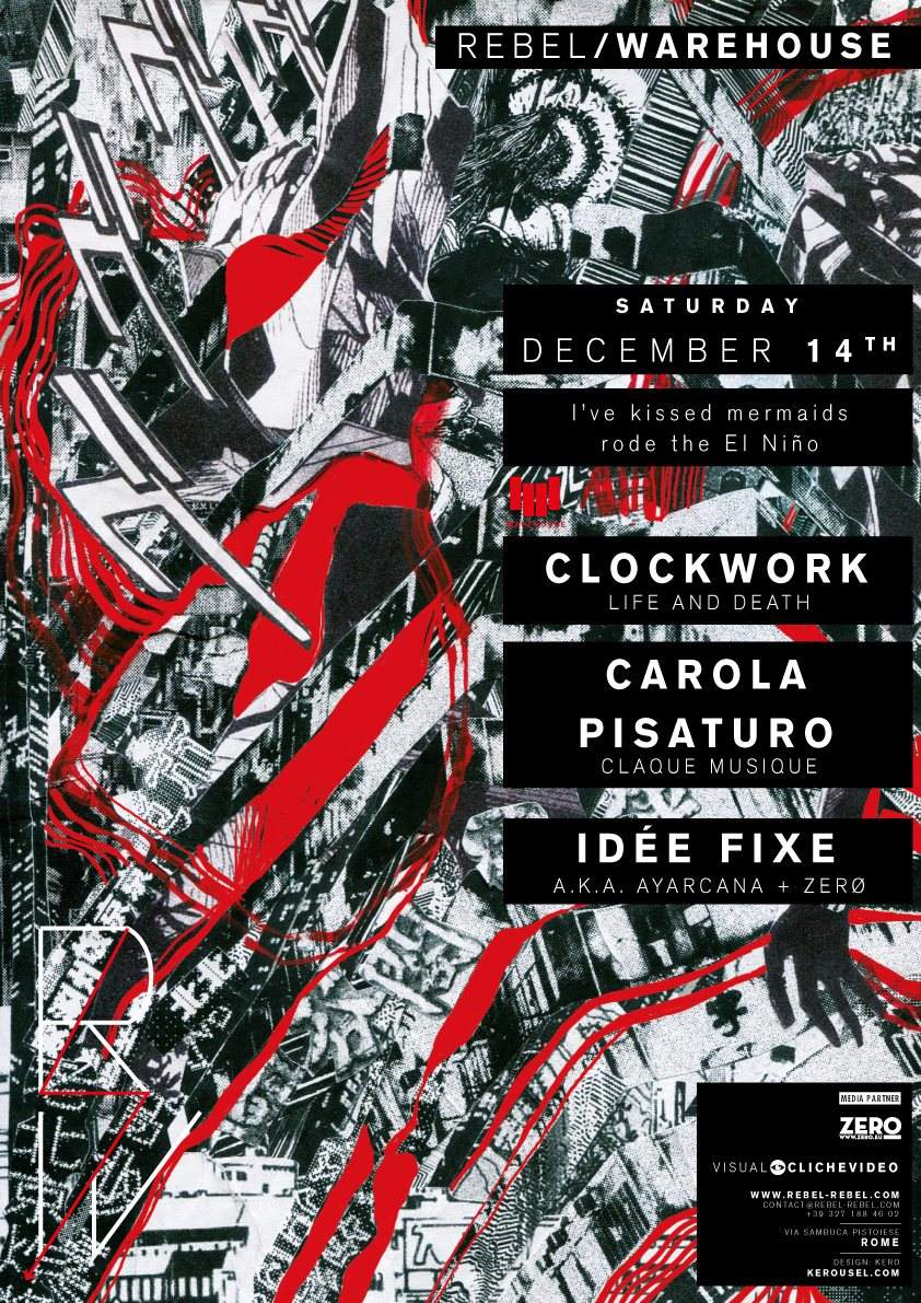 Rebel Warehouse with Clockwork & Carola Pisaturo - Página frontal
