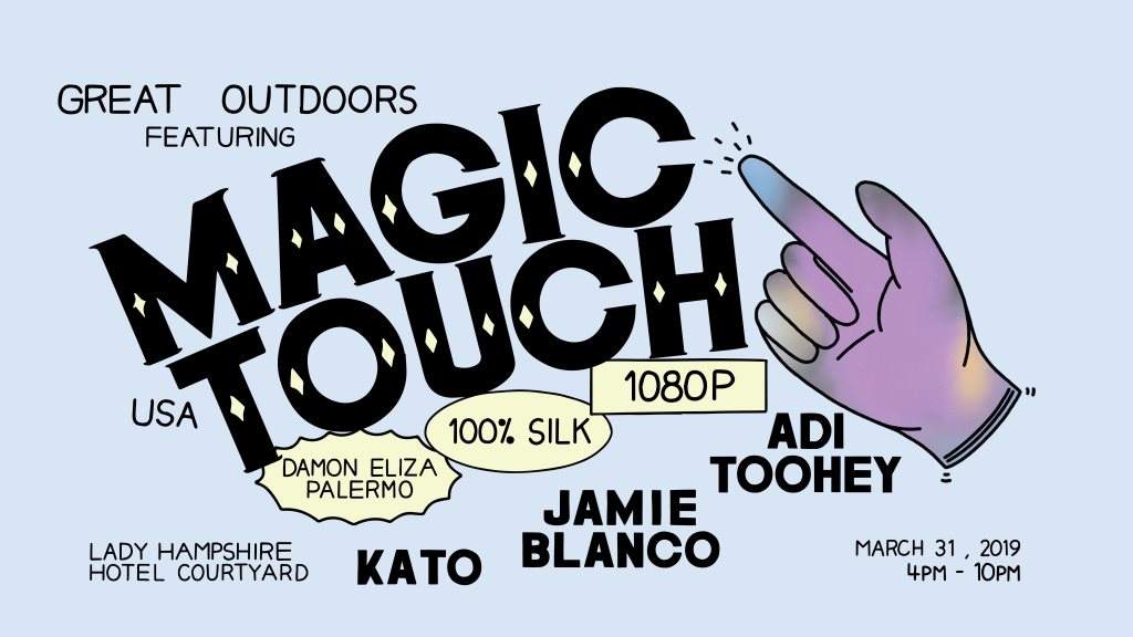 Great Outdoors Open air ft Magic Touch, Adi Toohey, Jamie Blanco, Kato - Página frontal