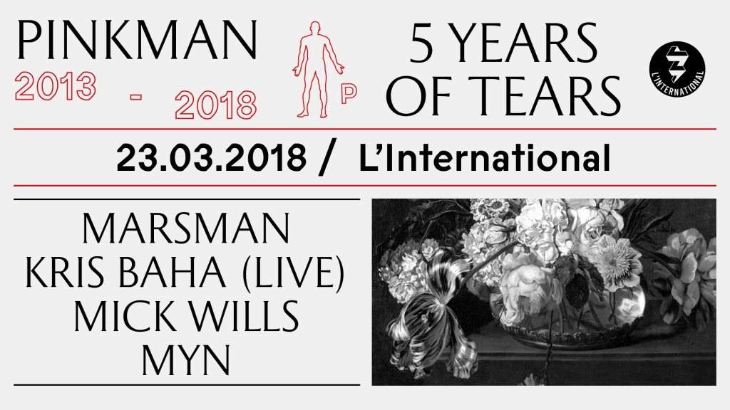Pinkman - 5 Years Of Tears: Marsman, Kris Baha (Live), Mick Wills, Myn - Página frontal