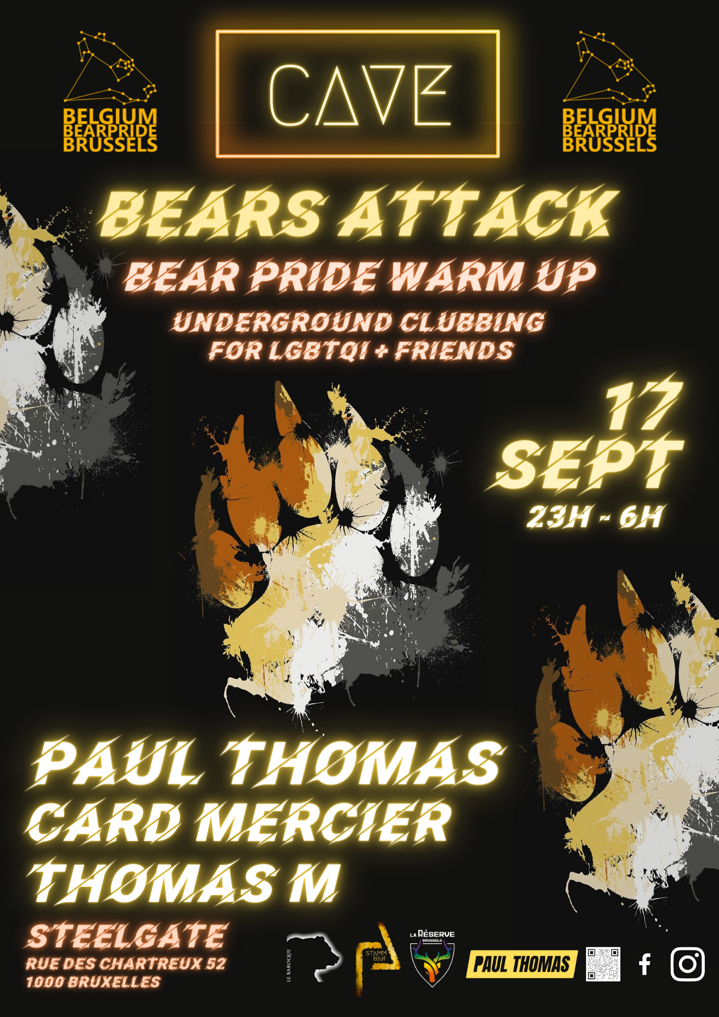 CAVE - Bears Attack (Bear Pride Warm Up) - Página frontal