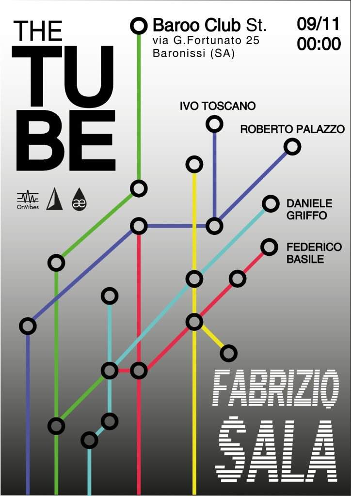 The Tube with Fabrizio Sala - フライヤー表