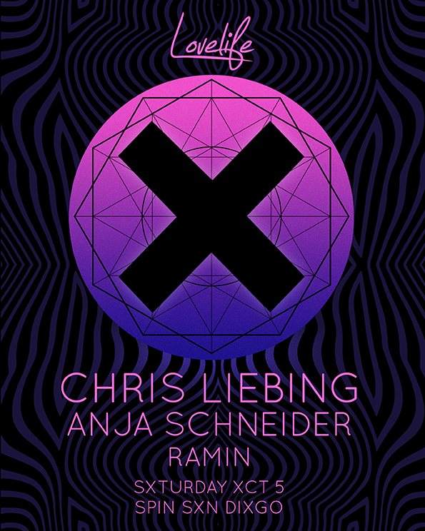 Lovelife x: Chris Liebing x Anja Schneider - フライヤー表