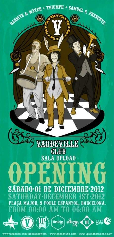 Vaudeville Club Opening Party - フライヤー表