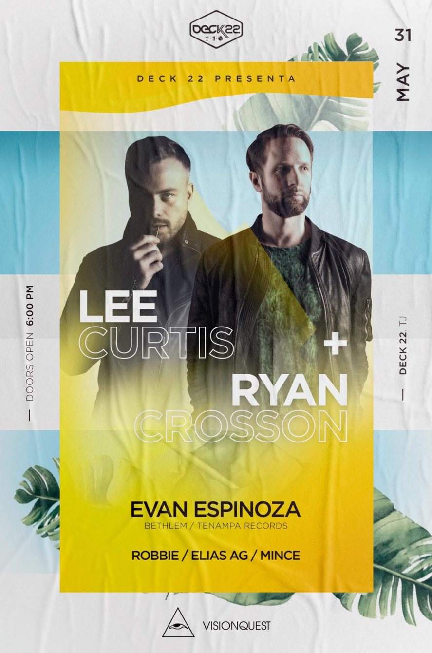 Visionquest Showcase ft Ryan Crosson & Lee Curtiss - フライヤー表