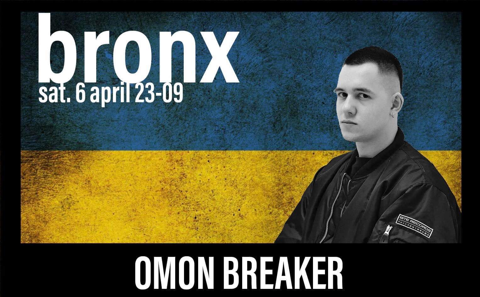 Omon Breaker (Ukraine-Born) Berlin - Eje Lyckarp - Nous Klear. BRONX Underground - Página frontal
