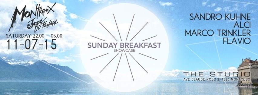 Sunday Breakfast Zurich 'Montreux Jazz Festival Showcase - Página frontal