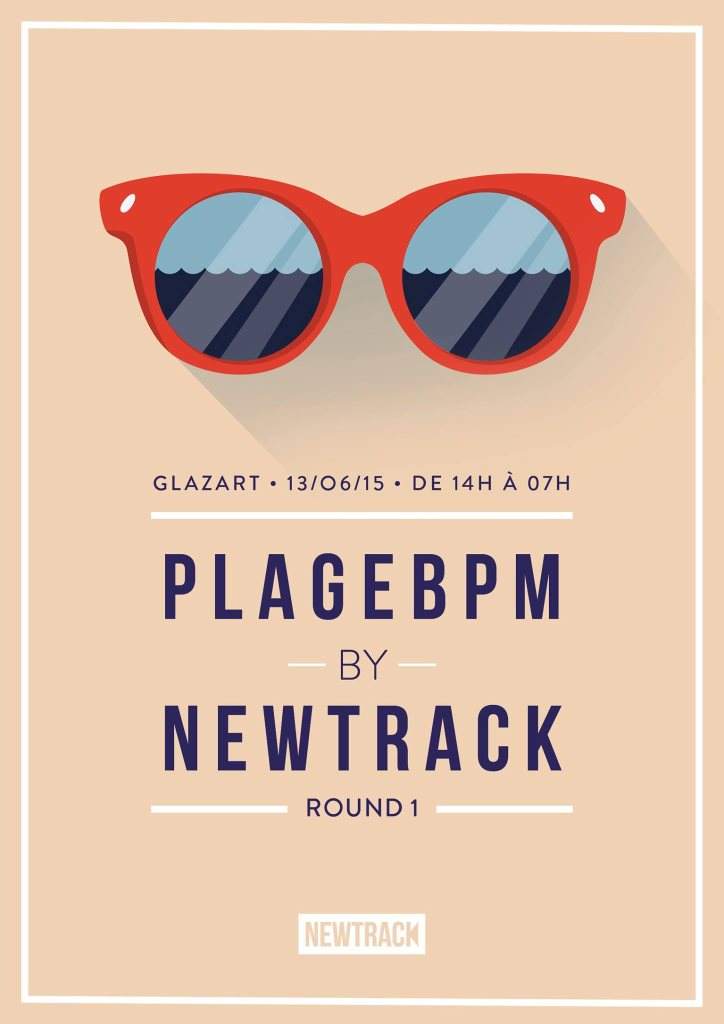 Plagebpm by Newtrack - Round 1 - フライヤー裏
