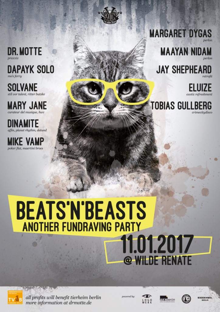 Beats'n'beasts - Another Fundraving Party /w. Margaret Dygas, Maayan Nidam & More - Página frontal