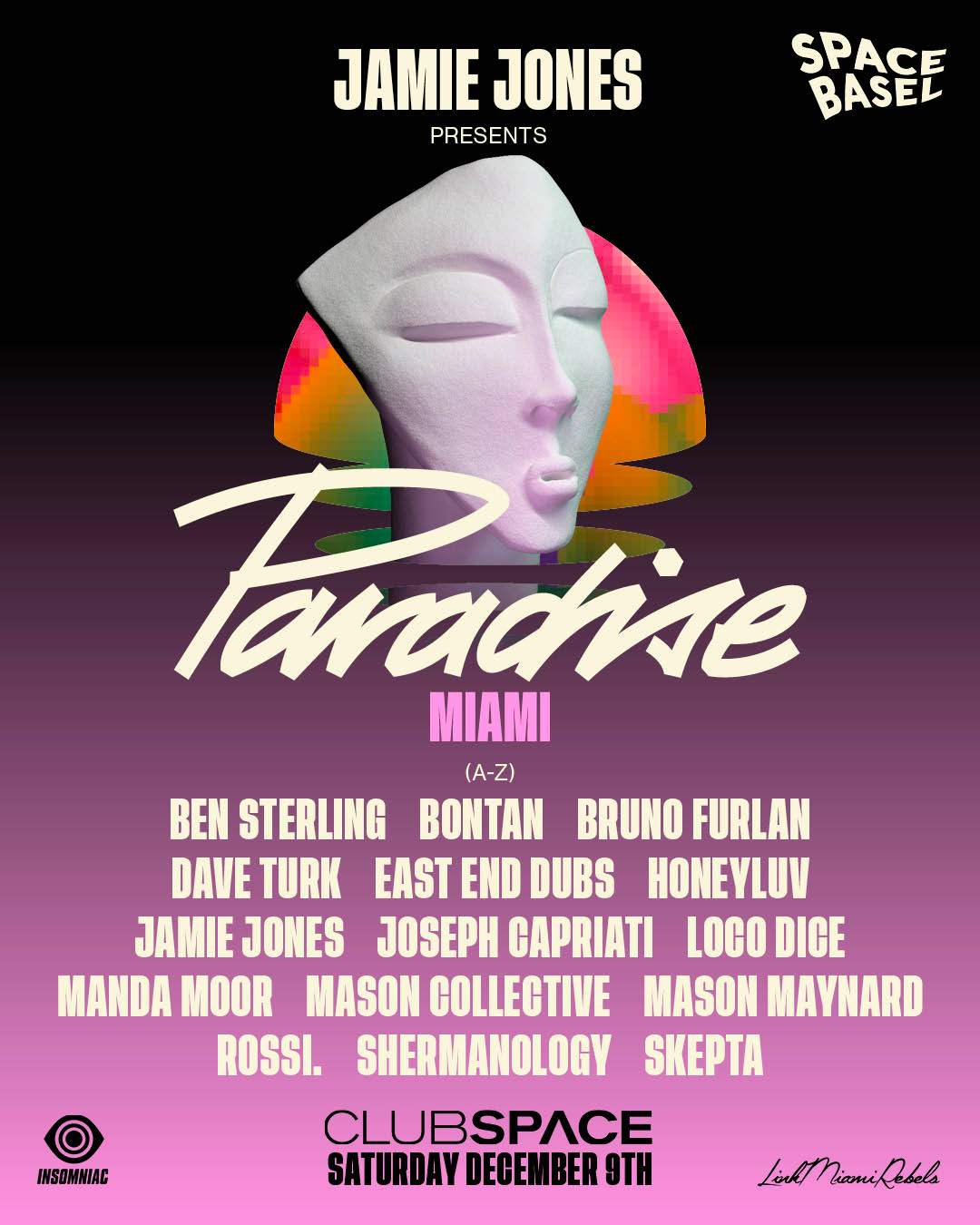 Paradise Miami (Space Basel) - Página frontal